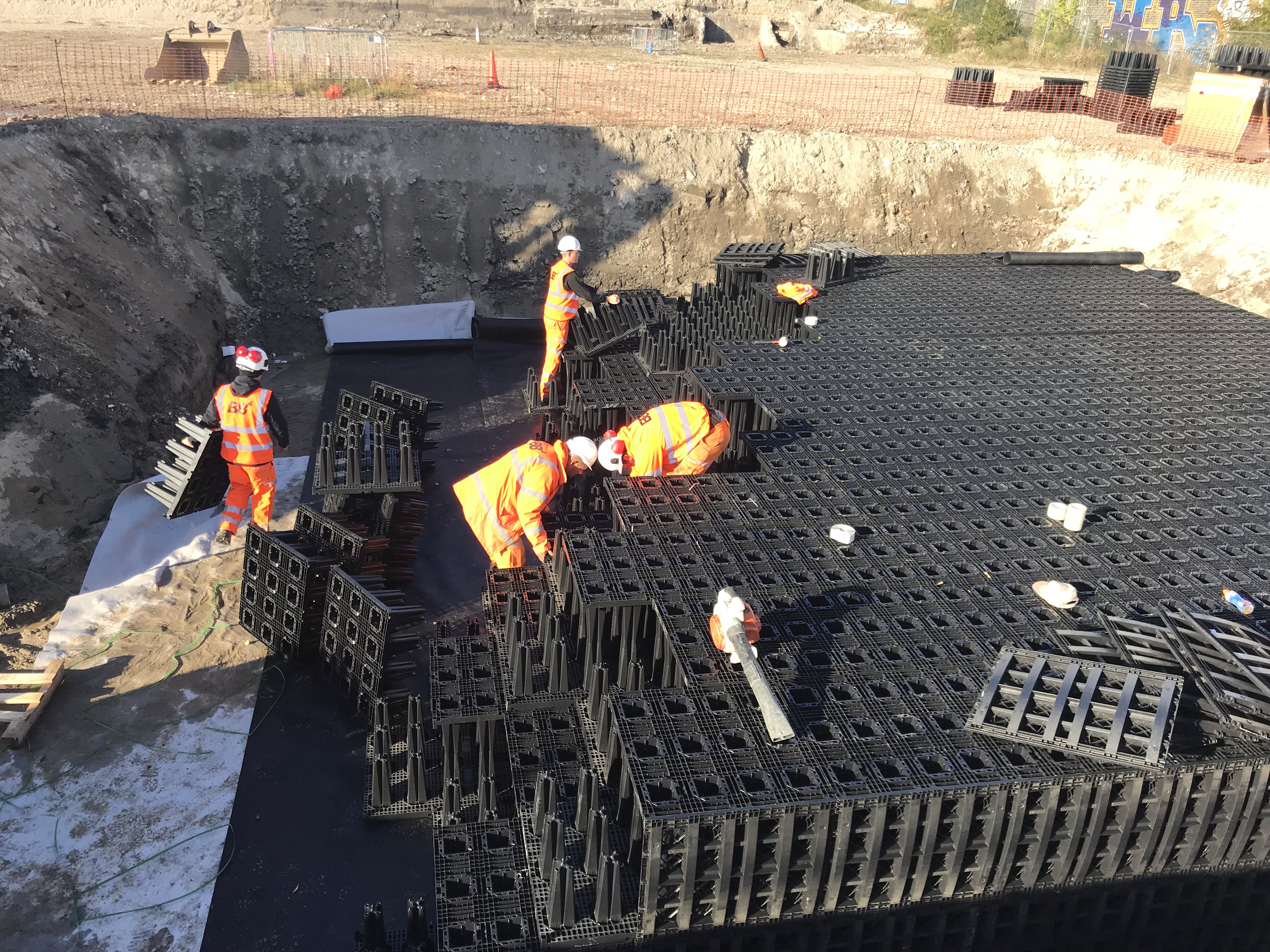 drainage-systems concrete batching plant construction