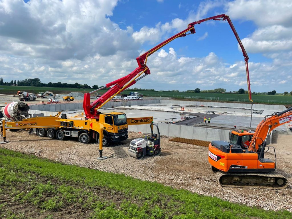 concrete batching plant construction